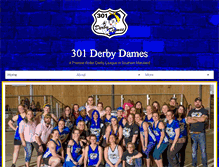 Tablet Screenshot of 301derbydames.com